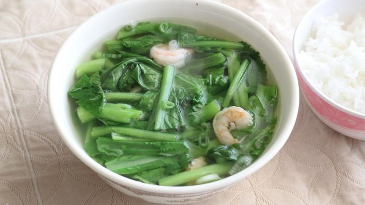 canh rau cải món ăn từ rau thanh mát